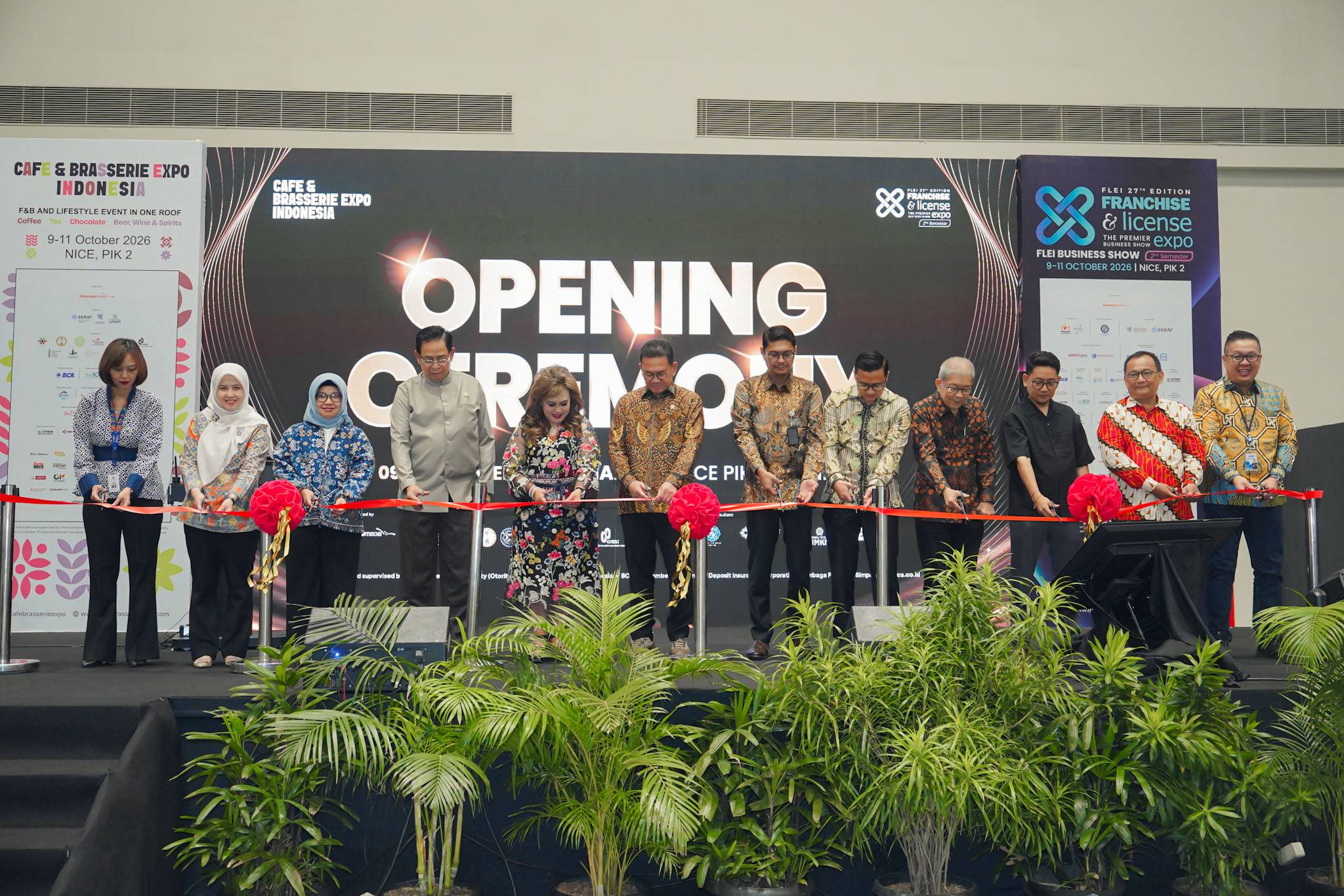 Pembukaan Franchise & License Expo Indonesia (FLEI) Edisi ke-27