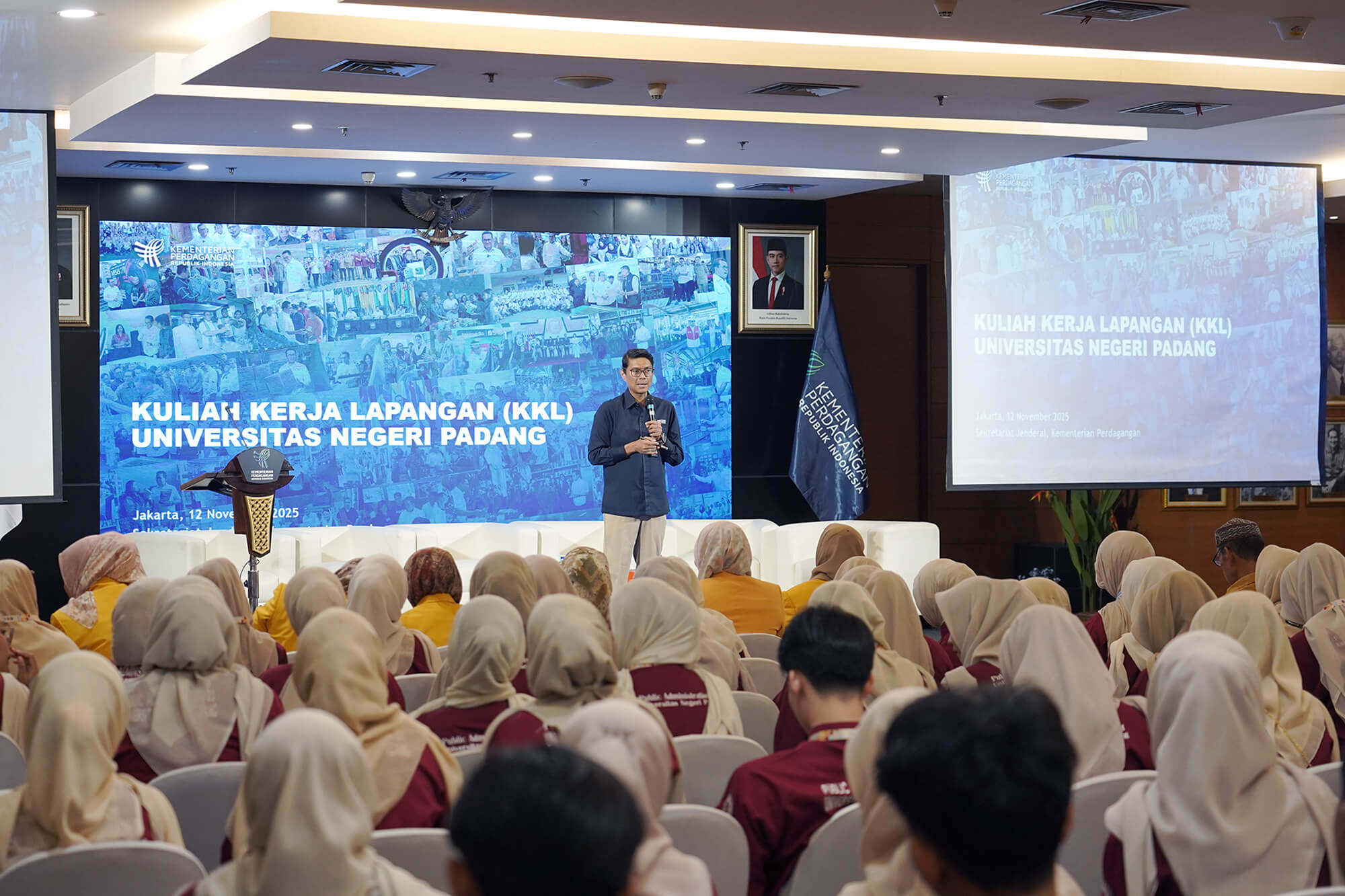 Kemendag Menerima Kunjungan Mahasiswa Universitas Negeri Padang (UNP)