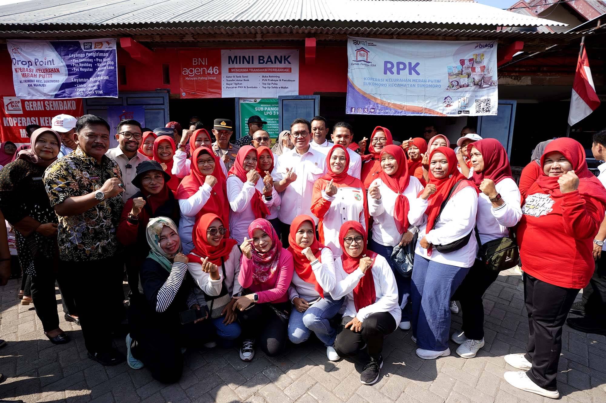 Mendag Kunjungi Koperasi Kelurahan Merah Putih (KKMP) Sukomoro, Kabupaten Nganjuk