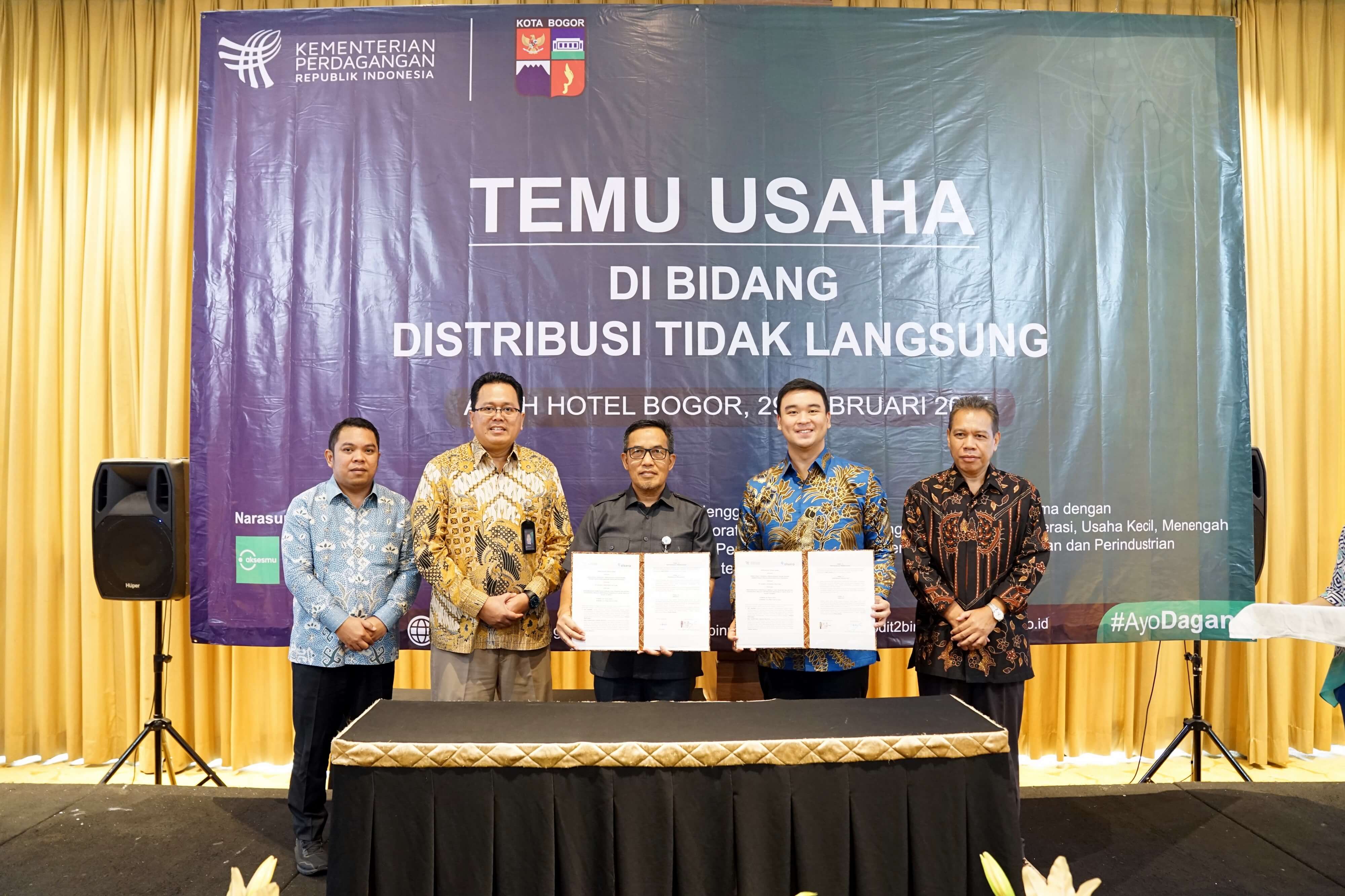 Dirjen PDN Menandatangi Perjanjian Kerja Sama dengan PT Olsera Indonesia Pratama untuk dukungan Manajemen Ritel kepada Pelaku Usaha Toko/ Warung Kelontong.