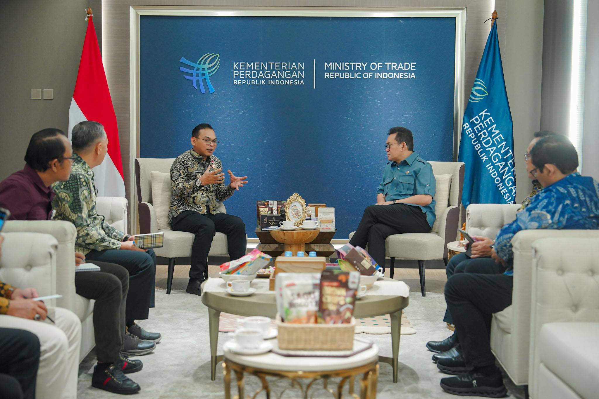 Mendag Menerima Audiensi Bupati Seluma
