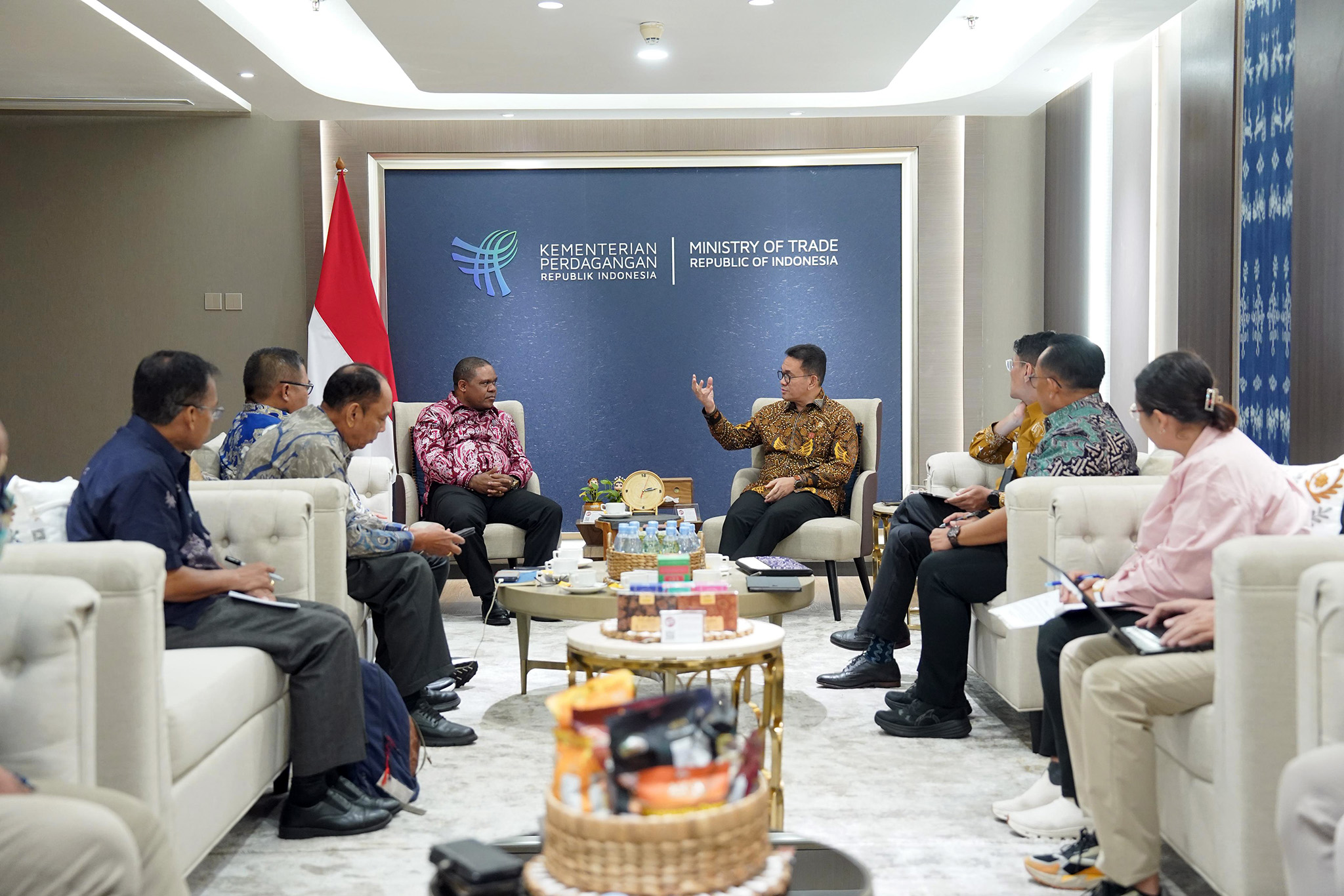 Mendag Menerima Audiensi Bupati Manokwari