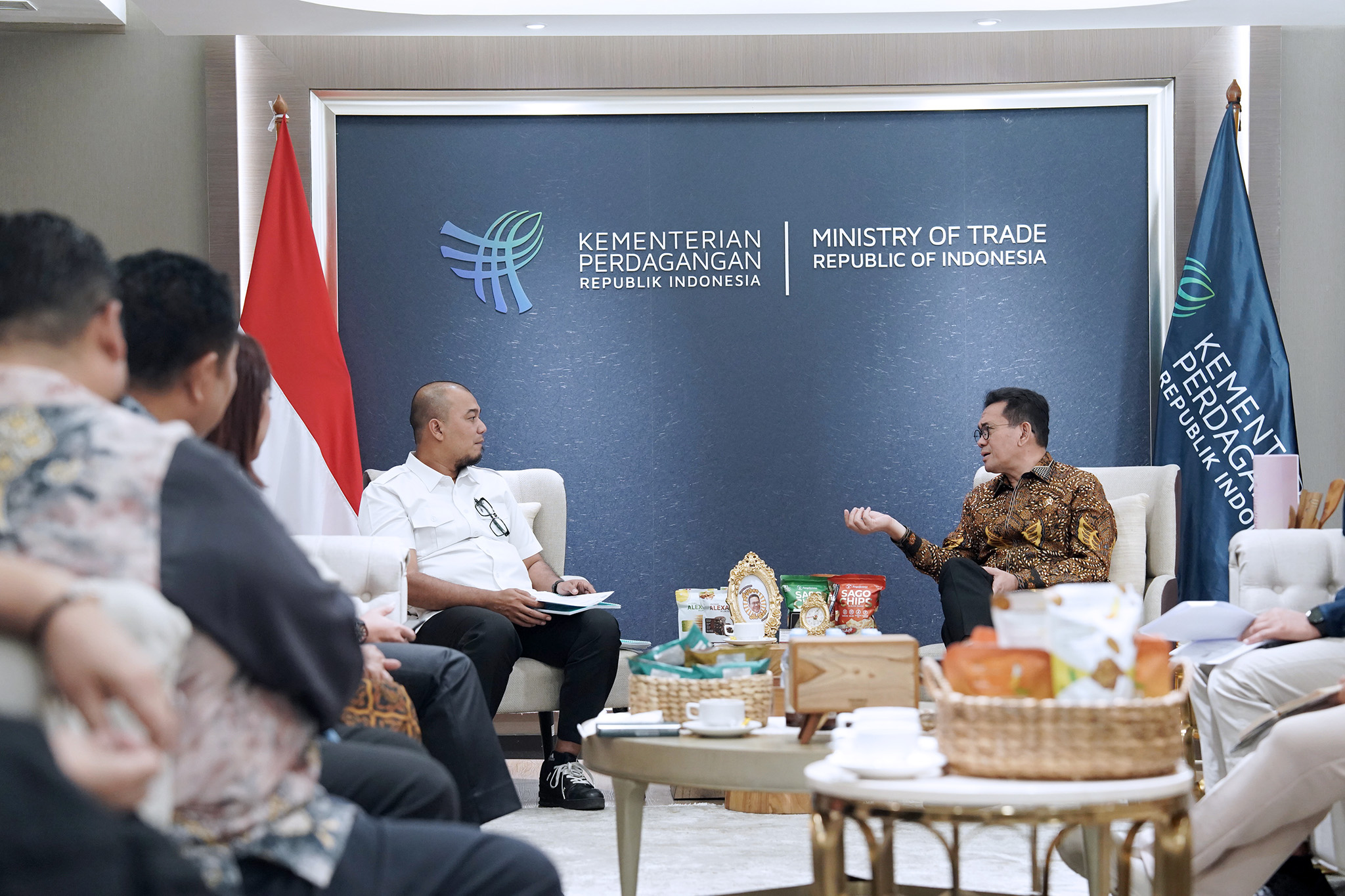 Mendag Menerima Audiensi Bupati Indragiri Hulu